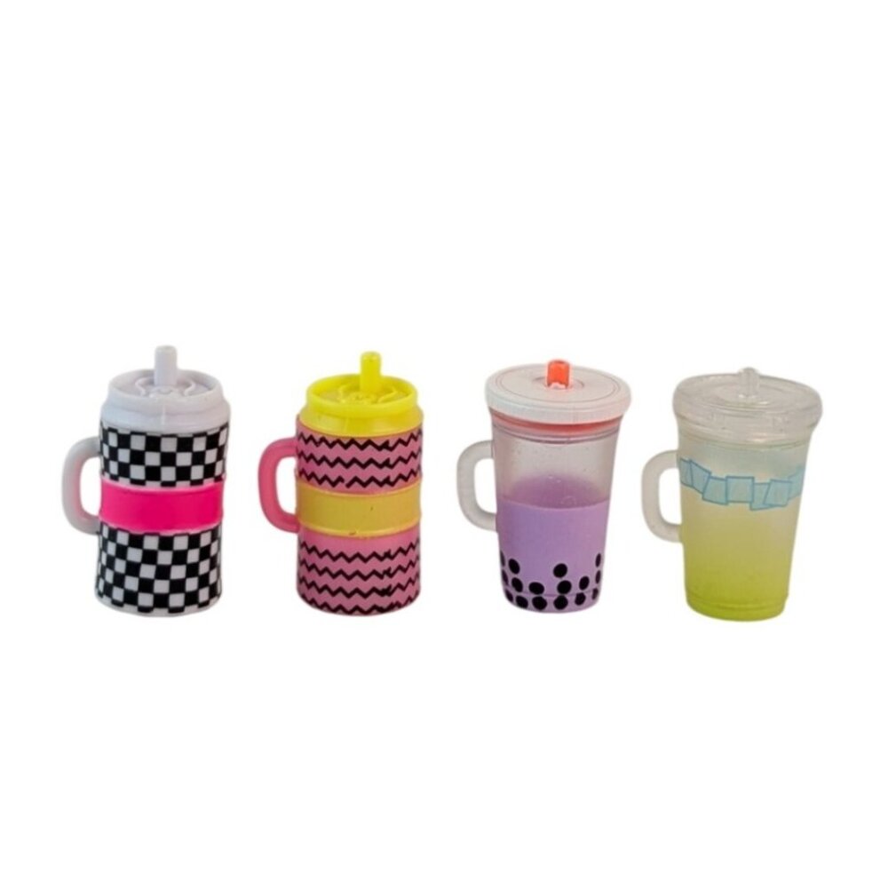 LOL Surprise Doll Cup Lot of 20 Mason Jar Milk Tumbler Bottle Pop Cat Toy - Picture 9 of 11